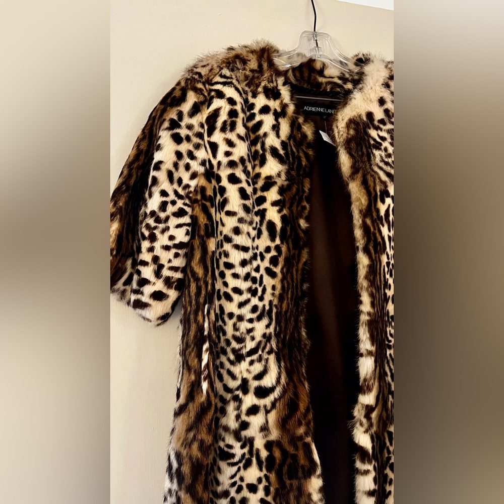Adrienne Landau Rabbit Fur Coat